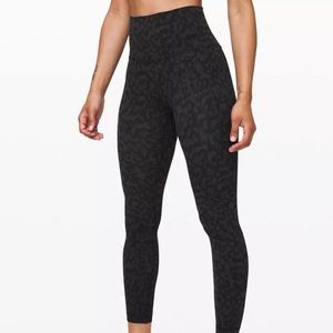 Lululemon Leopard Print Align Leggings 25 in